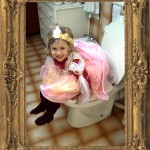 Princesse aux toilettes